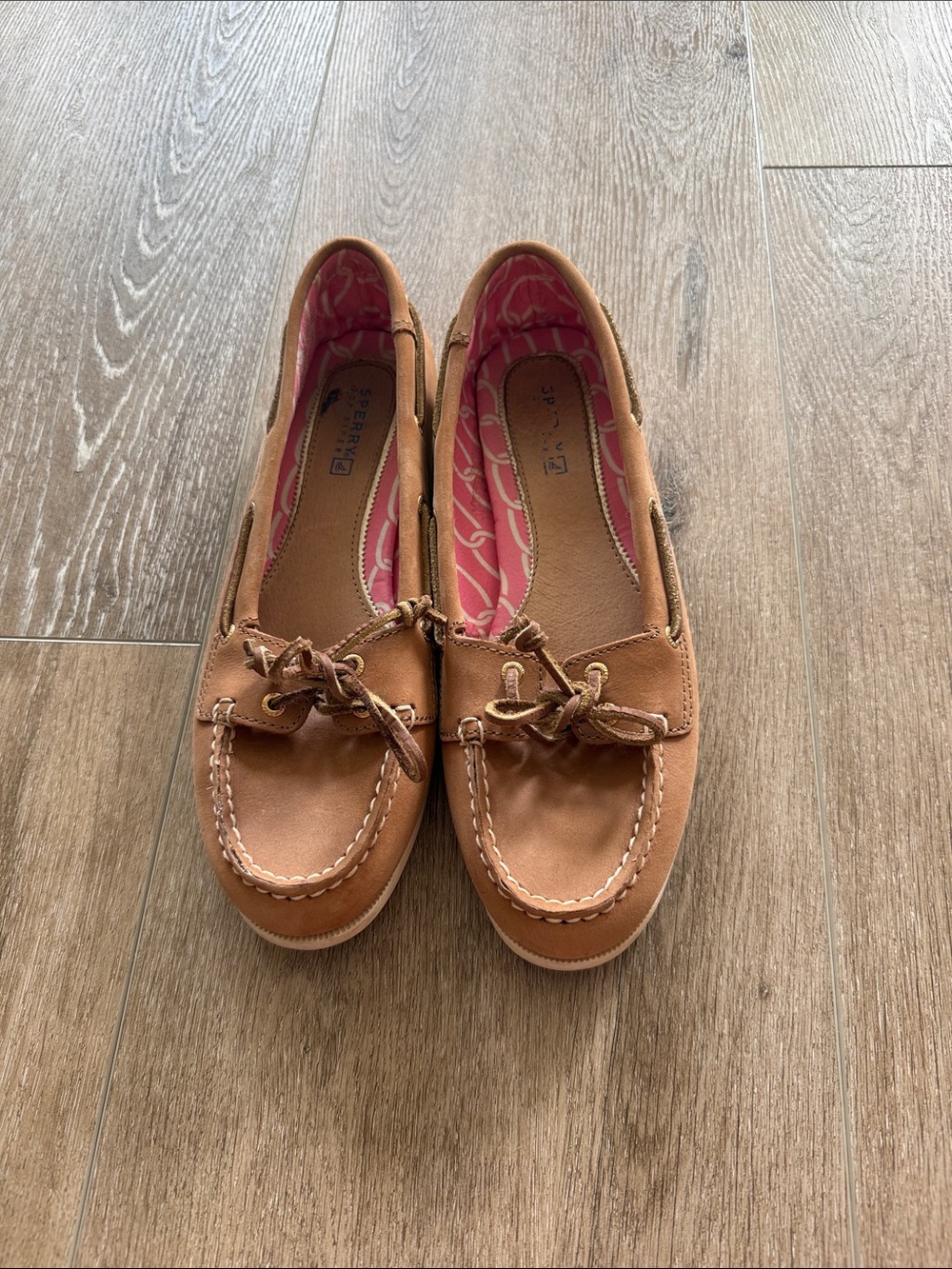 Sperry Women's Tan Moccasin Boat Shoes